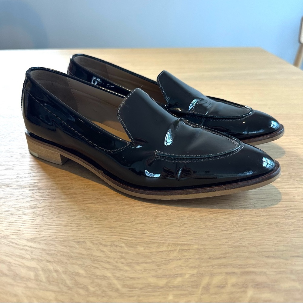 Everlane Women's Brown The Modern Loafer Patent Leather SZ 7 Preppy Classic